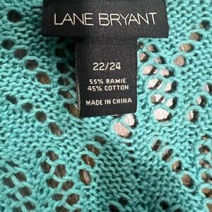 Lane Bryant size 22-24 Aqua Green